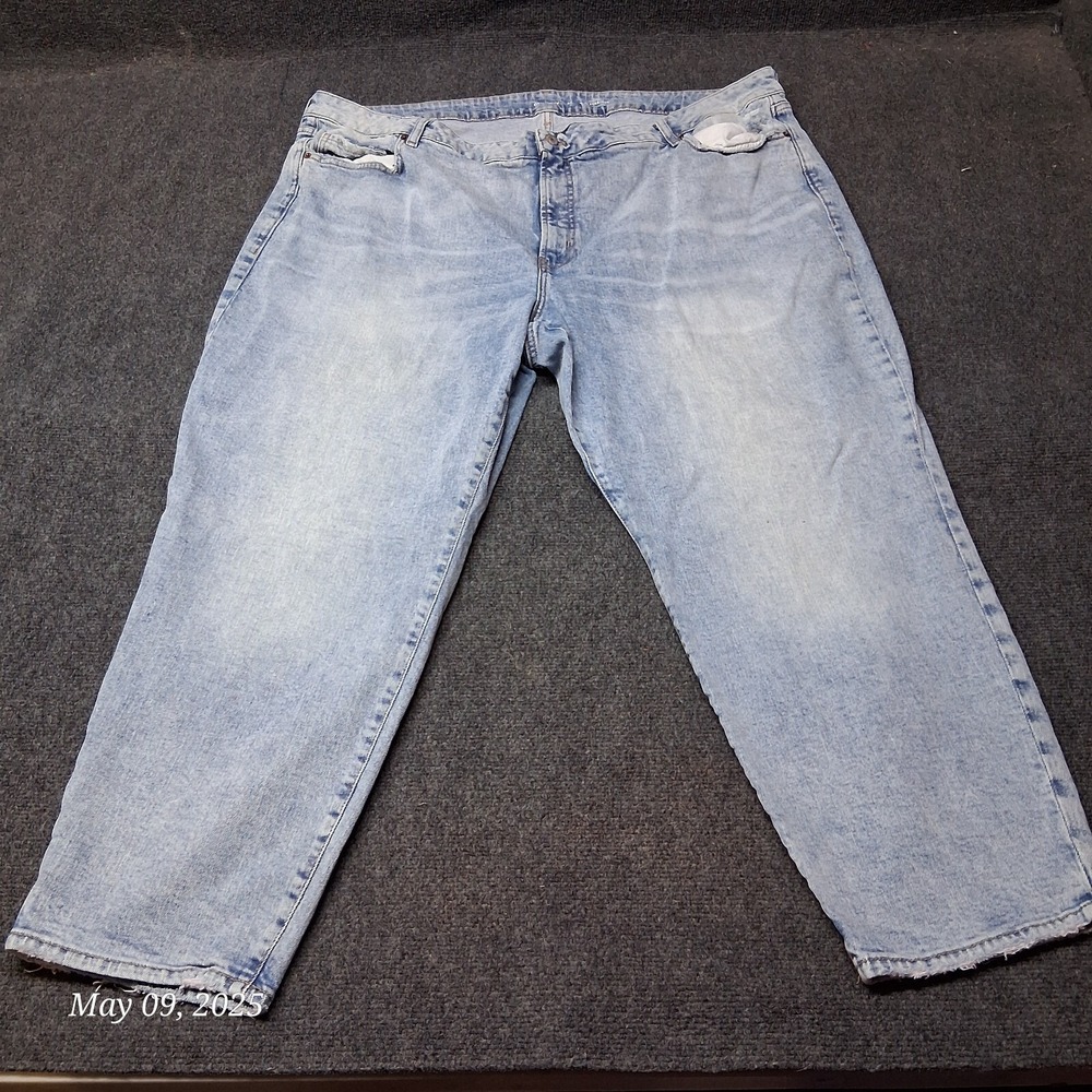 Old Navy Women Jeans Plus Size 26 Blue Rinse O.G. Straight High Rise Secret Slim
